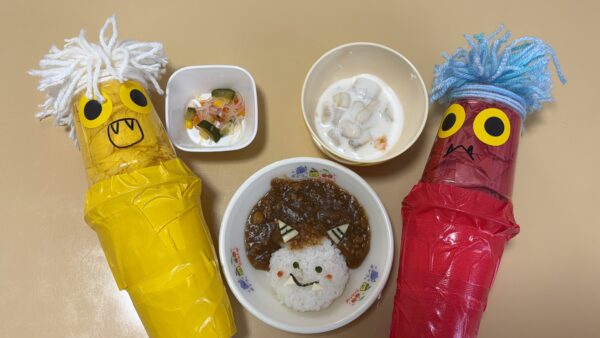 豆まき会の様子👹